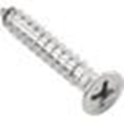 Picture of #8 X 1" Phil Flat Head Type A 316 S/S Screw 819-1031